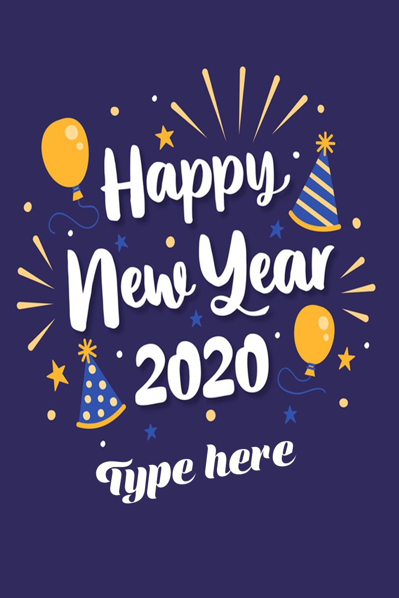 happy new year 2020 wishes card