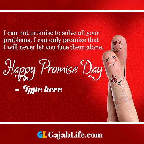 happy promise day status wish images, promise day quotes