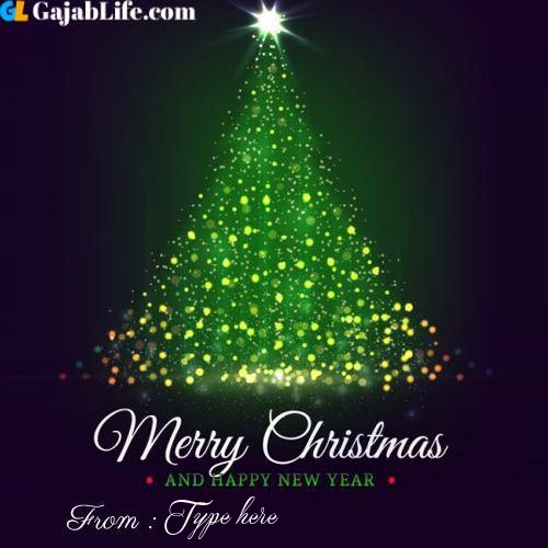 wish you merry christmas with tree images