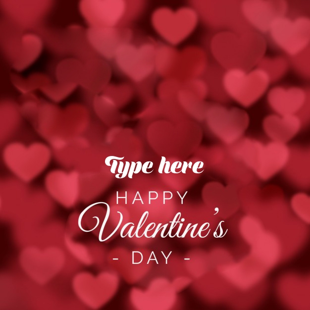 write name on happy valentines day images