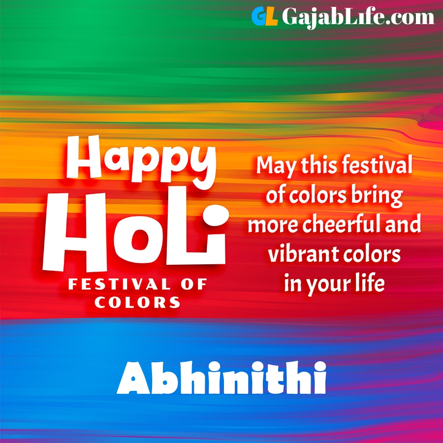Abhinithi happy holi festival banner wallpaper