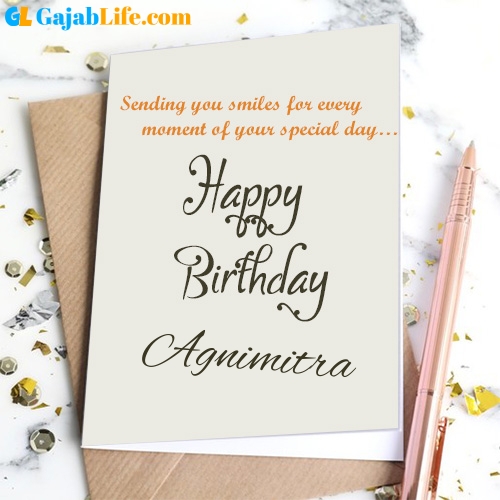 Birthday wishes card with name edit online