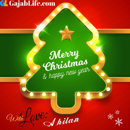 Ahilan happy new year and merry christmas wishes messages images