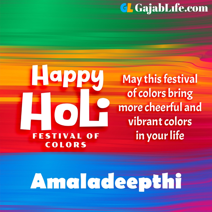 Amaladeepthi happy holi festival banner wallpaper