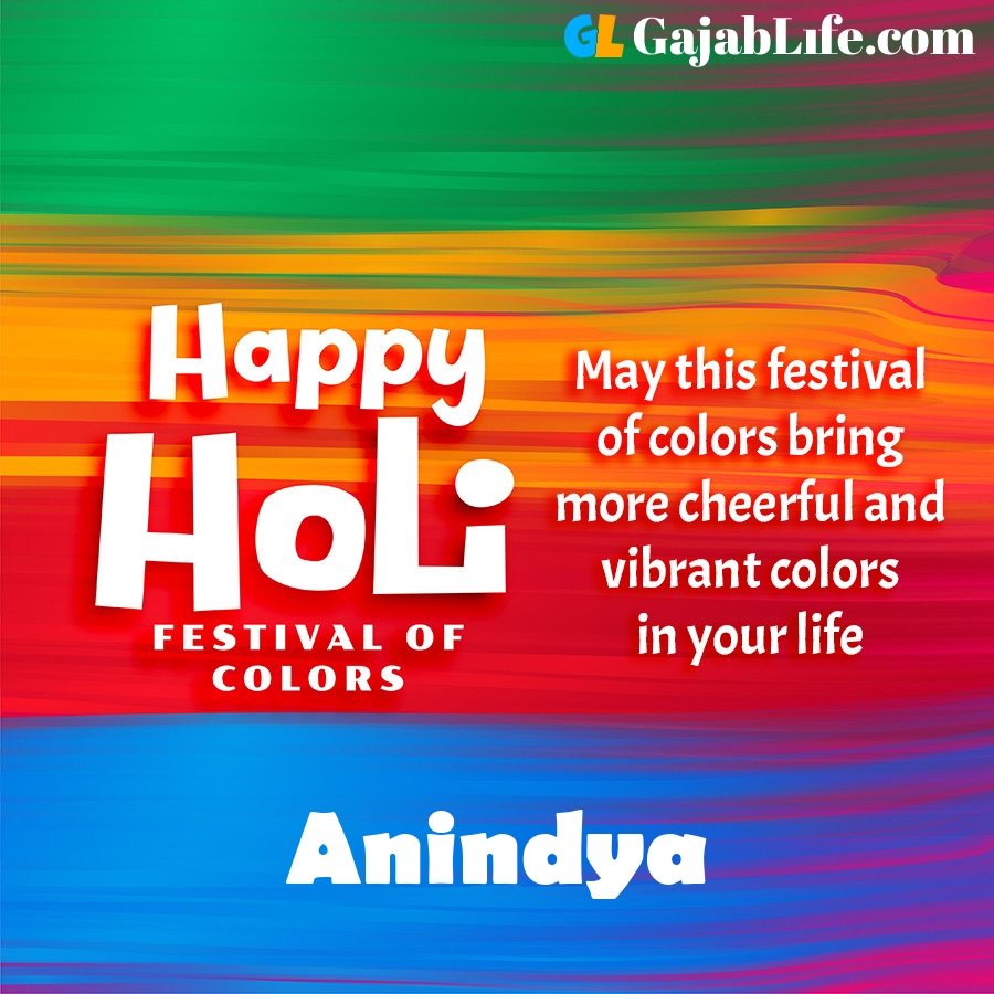 Anindya happy holi festival banner wallpaper