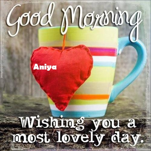 Aniya sweet good morning love messages for