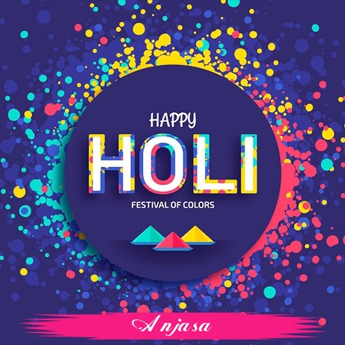 Anjasa holi greetings cards  exclusive collection of holi cards