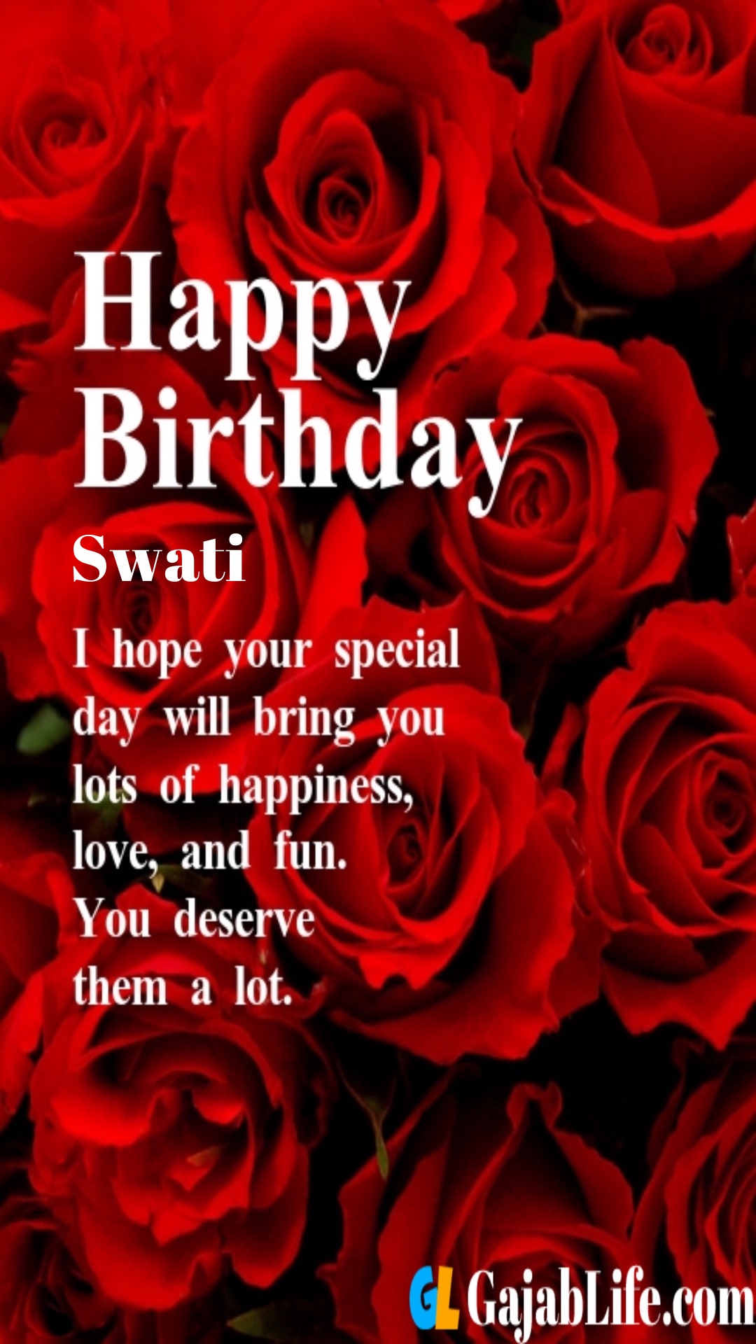 Swati Free Happy Birthday Cards With Name