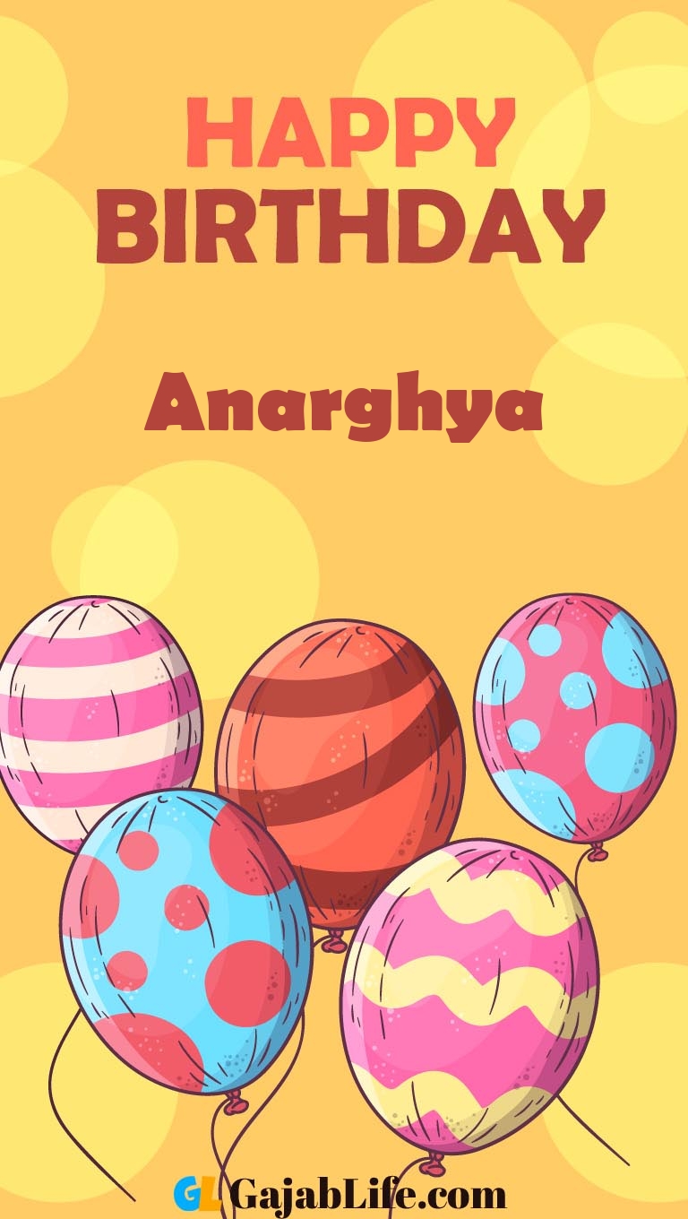 Anarghya happy birthday card