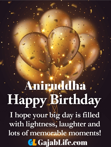 Aniruddha happy birthday cards birthday greeting cards