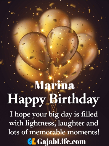 Birthday marina happy 