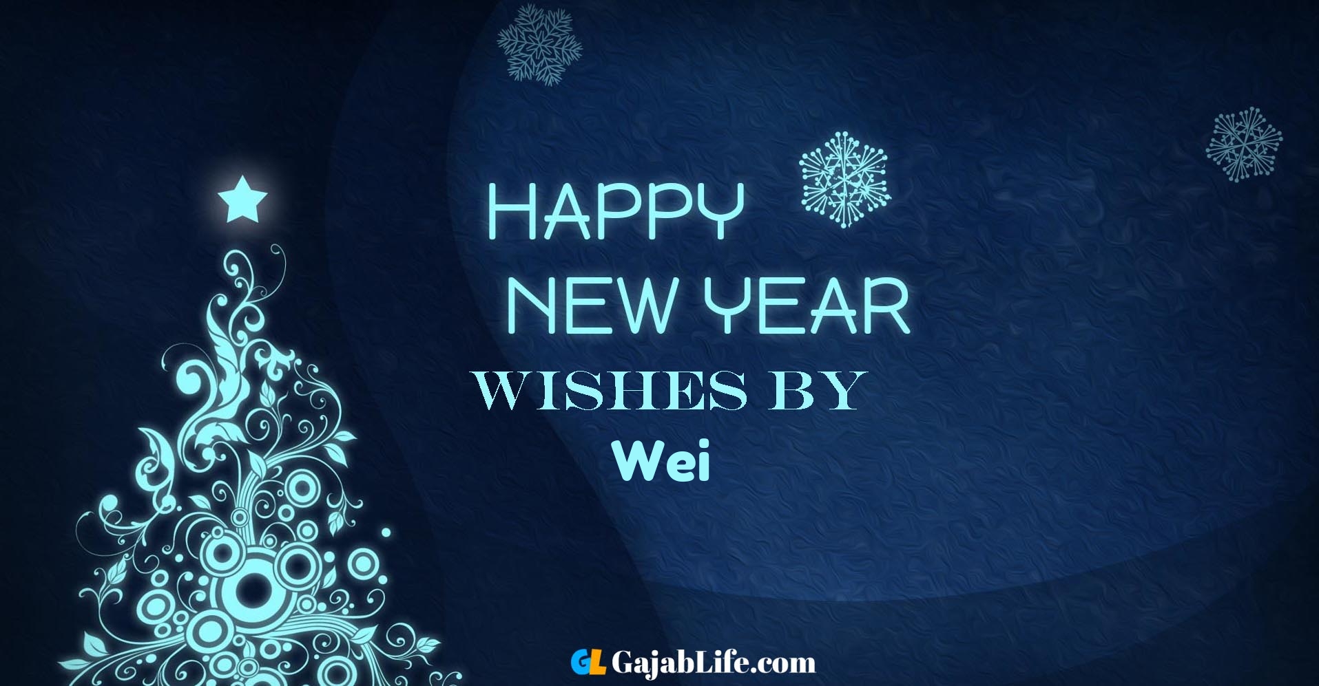 Happy new year wishes wei