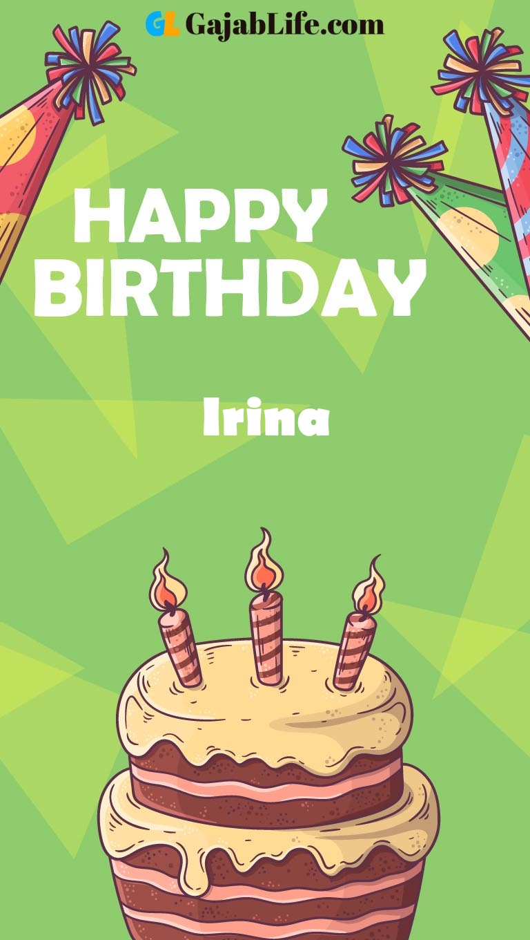 Happy birthday irina
