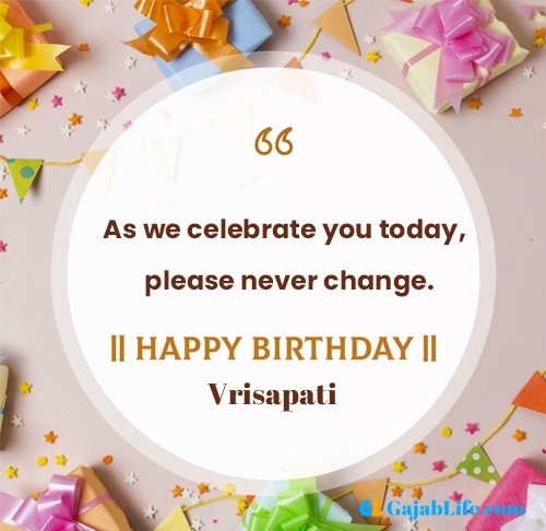 Vrisapati happy birthday free online card